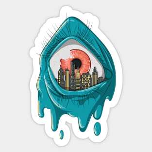 Eye of the City Sticker
